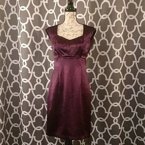 Purple cocktail dress